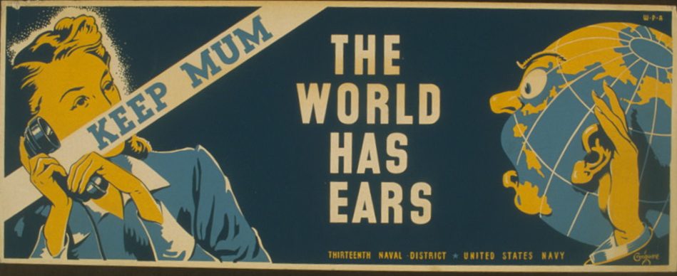 Wartime poster